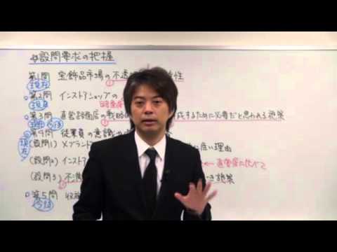 中小企業診断士_速修2次過去問題集[Ⅲ]平成19年度Ⅰ（組織・人事）解説　1/4