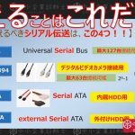 情報③【論点厳選！】イメージと語呂で覚えるパラレル伝送シリアル伝送_中小企業診断士_情報システム